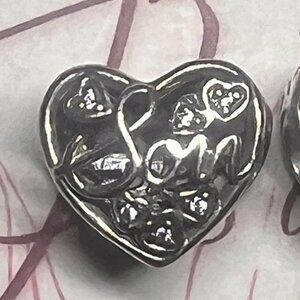 Authentic Pandora Mother and Son Bond Charm #792109CZ